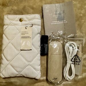 Saje Breathing Space Travel Diffuser Kit in Cream